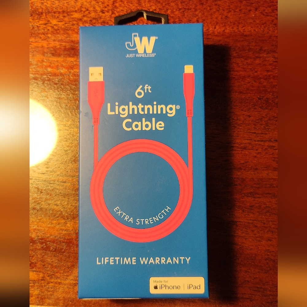 Lightning Cable 6 ft NWT iphone iPad